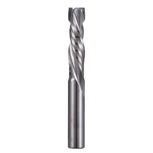 6X25mm de corte arriba y abajo, cortadores de herramientas de carburo en espiral de dos flautas para fresadoras CNC, brocas de extremo de madera de