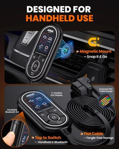 Miniatura 9 de ANCEL BD330 OBD2 Escáner Bluetooth (Actualizado BD310 para BMW) Herramienta de diagnóstico de sistema completo con registro de batería, función