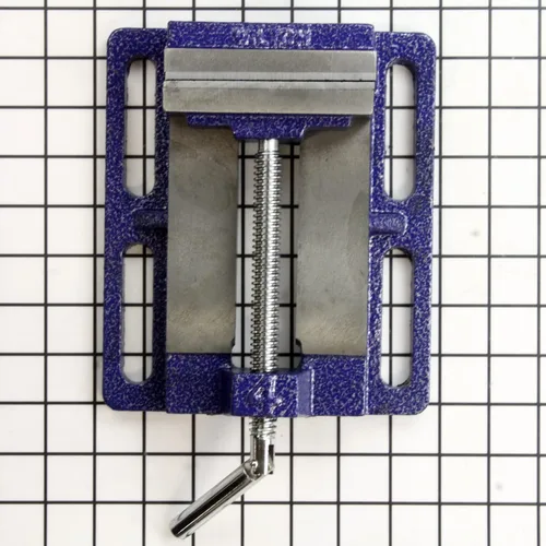Miniatura 2 de Wilton Prensa de taladro, 4" ancho de mandíbula, 4" apertura máxima de mandíbula, 1" profundidad de mandíbula (modelo 1203)