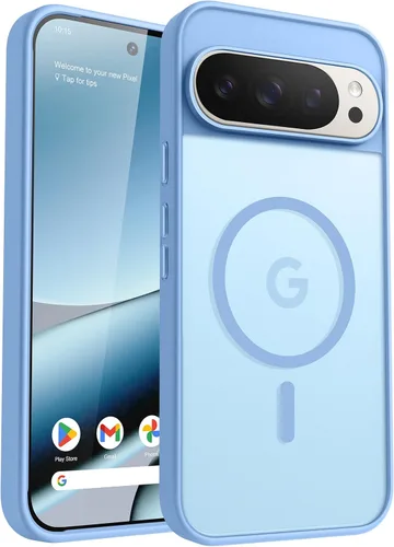 Miniatura 71 de Funda para teléfono Google Pixel 9 Pro XL, Compatible con Magnético, Protección contra Caídas de Grado Militar Translúcida Mate Resistente a Golpes
