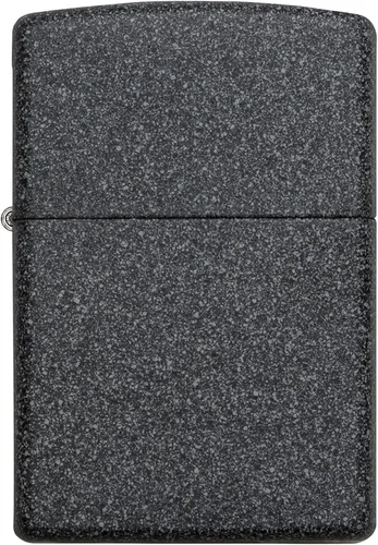 Miniatura 2 de Zippo Encendedor clásico de bolsillo de piedra de hierro, negro