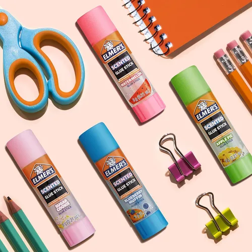 Miniatura 5 de Elmer's Barras de pegamento perfumadas, lavables, transparentes, variados, 0.21 oz, 6 paquetes de 4 (24 unidades en total)