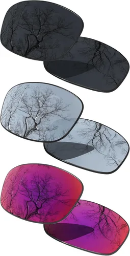 Miniatura 12 de Set of 3 Replacement Lenses for Oakley Fives Squared OO9238 Pack