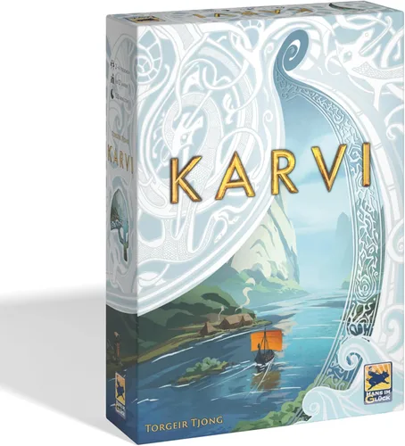 Karvi - Juego de mesa - Saga vikinga de incursión y comercio. Juego de aventura épica, juego de estrategia para niños y adultos, a partir de 12