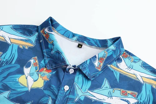 Miniatura 93 de Camisas de golf para hombre, Dry Fit, camisa de golf de manga corta, divertidas camisas polo de golf