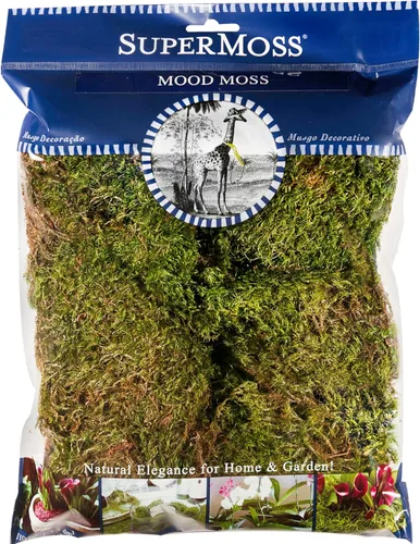 Miniatura 12 de SuperMoss (21539) Mood Moss preservado, bolsa de 200 pulgadas cúbicas (aprox. 8 onzas), verde fresco