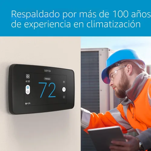 Miniatura 12 de Sensi Touch 2 - Termostato inteligente con pantalla táctil a color, 100 años de experiencia, programable, Wi-Fi, privacidad de datos, fácil