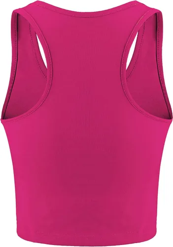 Miniatura 5 de Boao 4 camisetas básicas sin mangas de espalda cruzada para mujer