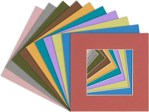 Miniatura 142 de 8.5x11 Mat for 11x14 Frame - Precut Mat Board Acid-Free Brown 8.5x11 Photo Matte Made to Fit a 11x14 Picture Frame, Premium Matboard for Family
