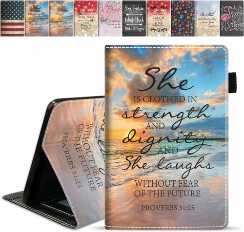 Miniatura 23 de Funda para tableta Amazon Fire Max 11 (13ª generación, versión 2023), funda delgada de piel sintética con ranura para tarjetas y encendido Ser un