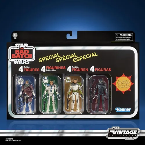 Miniatura 2 de STAR WARS The Vintage Collection The Bad Batch Special - Paquete de 4 figuras de acción a escala de 3.75 pulgadas, juguetes para niños de 4 años