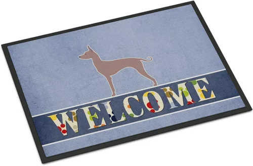 Caroline's Treasures BB5571MAT Dogo Argentino - Felpudo de bienvenida de 18 x 27 pulgadas, para interiores y exteriores, para entrada,