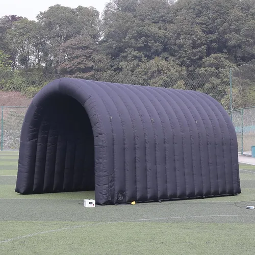 Miniatura 2 de SAYOK Túnel inflable de 16.8 pies, entrada de túnel deportivo, túnel deportivo, tienda de campaña inflable de túnel de fútbol con soplador