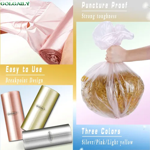 Miniatura 3 de 2 bolsas de basura de 2.6 galones, bolsa de basura pequeña 2 – 2.6 galones 10 litros, 150