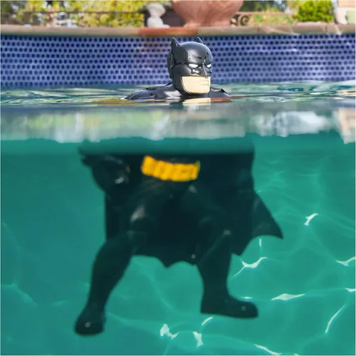 Miniatura 6 de SwimWays DC Batman - Figuras flotantes, accesorios de piscina y juguetes de piscina para niños, suministros de fiesta de Batman y juguetes acuáticos