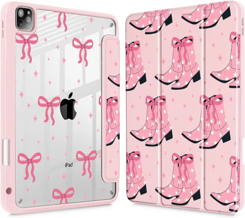 Miniatura 17 de May Chen Funda para iPad Pro de 11 pulgadas M2 de 4ª generación 2022, iPad Pro 11 de 3ª/2ª/1ª generación, Funda con cubierta trasera transparente a