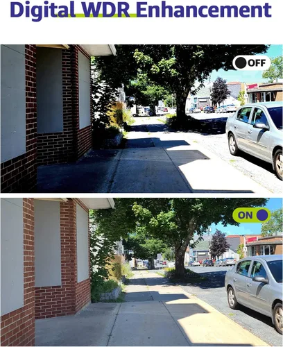Miniatura 5 de SANNCE FHD 1080p 2MP Cámara de seguridad con cable para el hogar con visión nocturna EXIR de 100 pies, cámaras de vigilancia impermeable IP66
