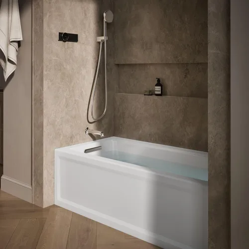 Miniatura 2 de Kohler 1946-LA-0 Archer 60" x 30" baño alcobólico, drenaje izquierdo, Blanco