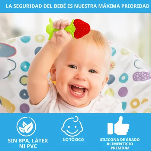 Miniatura 2 de Mordedores para la dentición (paquete de 5) - Juego de mordedores de dentición para bebés Tinabless, sin BPA, naturales orgánicos seguros