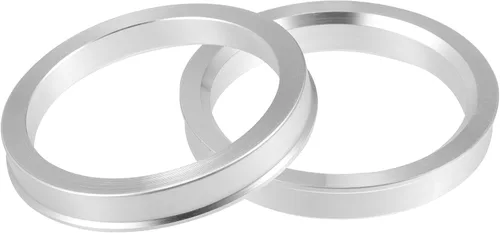 Miniatura 12 de X AUTOHAUX 2 piezas de anillos de buje centrados para el centro del orificio de la rueda de aluminio, de 65 mm de diámetro exterior a 57,1 mm