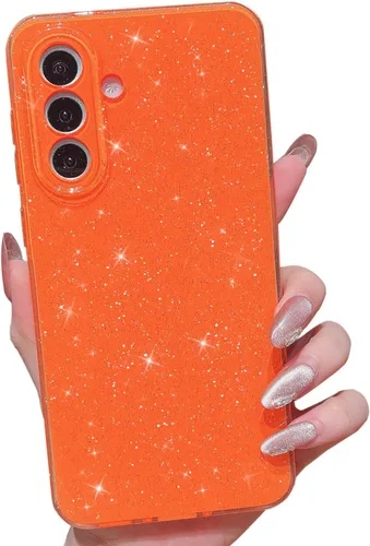 Miniatura 79 de MINSCOSE Funda compatible con Samsung Galaxy A14 5G, bonita funda delgada con purpurina fina, a prueba de golpes, de TPU para mujeres y niñas