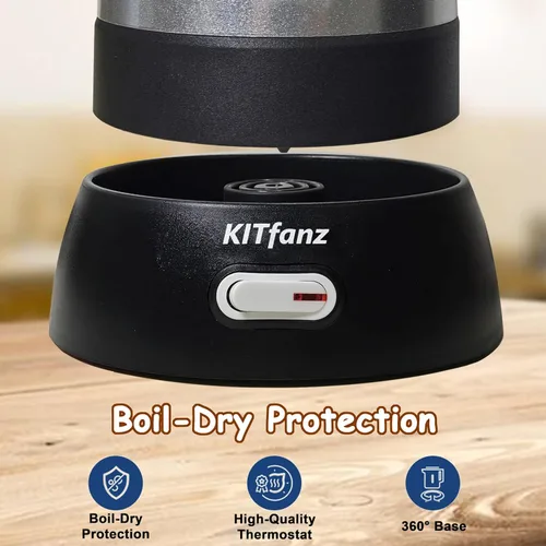 Miniatura 3 de Cafetera Eléctrica de Café Espresso, Cafetera Italiana, Olla Moka Eléctrica, Cafetera Cubana, Cafeteras Eléctricas Portátiles Espresso con Base