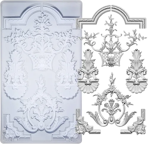 Miniatura 23 de Molde de Arte para Arcilla de Secado al Aire de Policlay, Yeso, Columna Decorativa y Estatua Escultórica Columna y Estatua