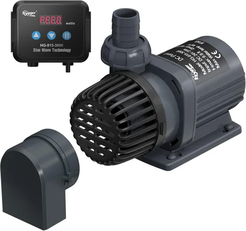 Miniatura 9 de hygger Bomba de Agua de 24V CC Bomba de Agua Sumergible en Línea para Acuario de Agua Salada con Controlador Bomba de Retorno para Tanque