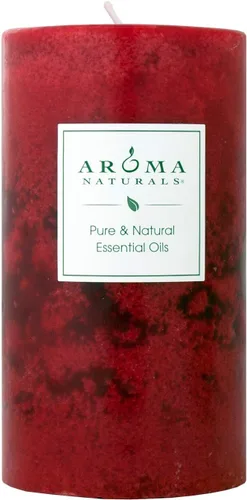 Miniatura 18 de Aroma Naturals Vela de Pilar Perfumada con Aceite Esencial de Naranja, Clavo y Canela, Peace Pearl, 2.5 pulgadas x 4 pulgadas