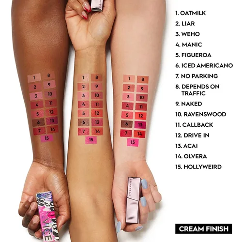 Miniatura 6 de URBAN DECAY Vice - Lápiz labial hidratante, crema de larga duración, acabado mate o brillante, fórmula cremosa, color labial hidratante con aloe