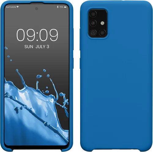 Miniatura 150 de kwmobile Funda Compatible con Samsung Galaxy A14 5G - Funda de teléfono de TPU y silicona con acabado suave - Verde Lima