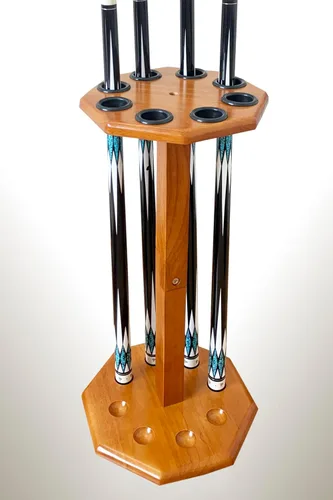 Soporte independiente para tacos de billar, accesorios para mesa de billar con capacidad para 8 tacos, soporte para tacos de billar, soporte de piso