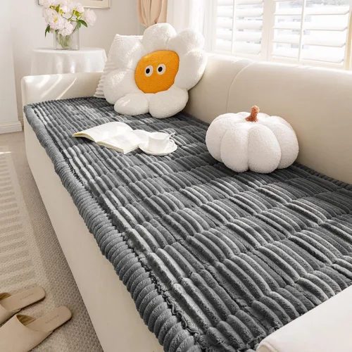 Miniatura 7 de Funda de sofá para perros, lavable, antideslizante, para proteger los muebles (Z-gris oscuro, 27.6 x 82.7 pulgadas/27.6 x 82.7 in)