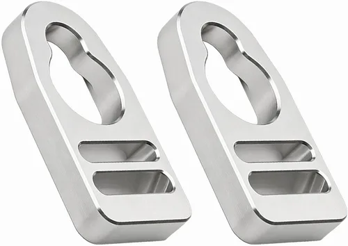 Clip de hebilla de repuesto de correa de aluminio compatible con asientos de kayak, ajuste de por vida y estilo emoción Tipo de botón, correas de