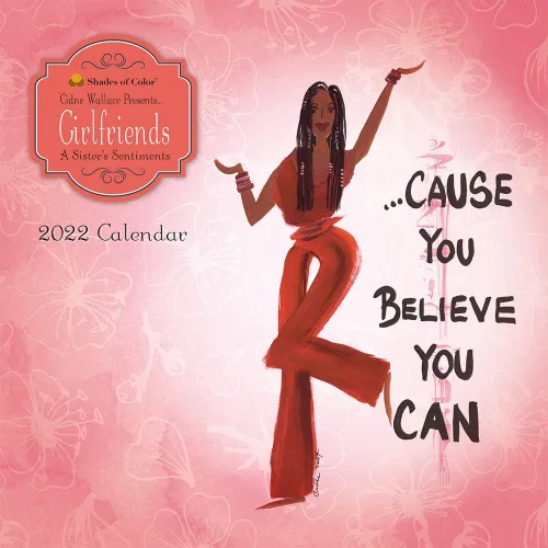 Miniatura 9 de Shades of Color Girlfriends, A Sister's Sentiments - Calendario afroamericano 2018 de Cidne Wallace de 12 x 12 pulgadas, (18GF)