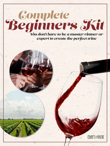 Miniatura 7 de Craft A Brew Kit Making Home – Fácil preparación para principiantes con ingredientes y suministros – Experiencia definitiva para la cerveza de vino