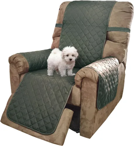 Miniatura 60 de U-NICE HOME Funda de sofá reversible para perros con correas elásticas, resistente al agua, protector de muebles para mascotas, funda de sofá