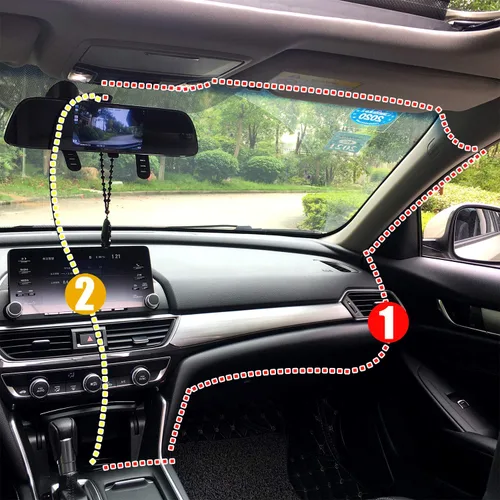 Miniatura 7 de Cable de carga para cámara de salpicadero, mini USB de 6.5 pies, espejo de cámara de salpicadero, cable de alimentación GPS, compatible con Garmin