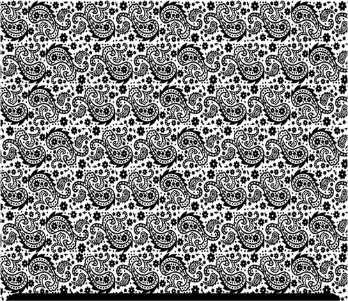 Miniatura 10 de HTV con estampado de día en blanco y negro (19.66 x 36 pulgadas), pata de gallo