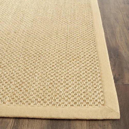 Miniatura 4 de Safavieh Colección de fibra natural NF443A tapete con ojo de tigre de maíz y trigo, 5 x 8 pies, Sisal