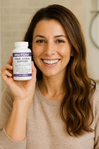 Miniatura 3 de Vita4Life! Biotin 2000mcg + MSM Vitaminas para el crecimiento del cabello para mujeres y hombres Suplemento de apoyo para el cabello, la piel