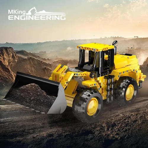 Miniatura 2 de Mould King 17084 - Juego de construcción de modelos de cargador de ruedas, más de 910 piezas, kit de montaje de vehículo de construcción MOC
