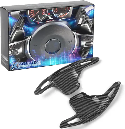 Miniatura 11 de x xotic tech Extensiones Negras de Paletas de Cambio Cubierta de Moldura Interior Compatible con BMW Serie 2 3 4 X1 X2 X3 X4 X5 X6 F30 F31 F15 F16