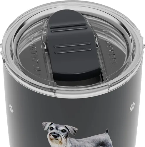 Miniatura 4 de SERENGETI Schnauzer - Vaso aislado al vacío de acero inoxidable de 20 onzas con tapa a prueba de derrames, impresión 3D, taza de viaje aislada