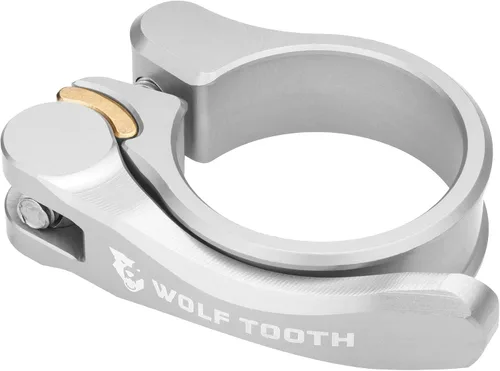 Miniatura 2 de Wolf Tooth Abrazadera de tija de sillín de liberación rápida QR - 1.126 in, verde