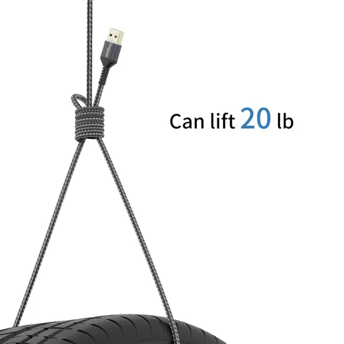 Miniatura 5 de Cable de extensión USB 3.0 de 4 pies tipo A, macho a hembra, cable de extensión USB de múltiples puertos compatible con impresora, teclado, unidad