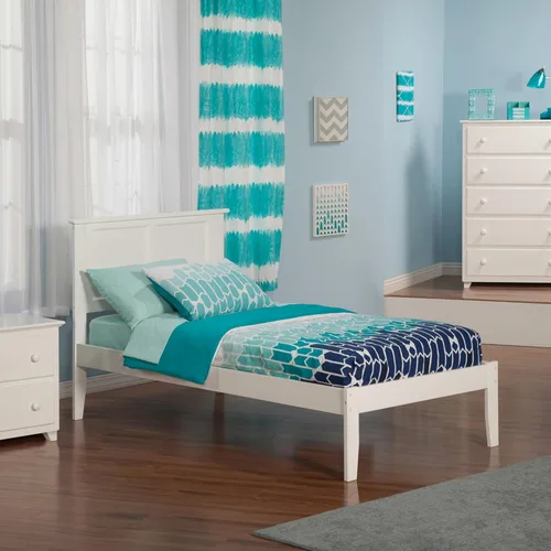 Miniatura 5 de Atlantic Furniture AR8621001 Madison - Cama de plataforma con tabla de pie abierto, tamaño individual, color espresso