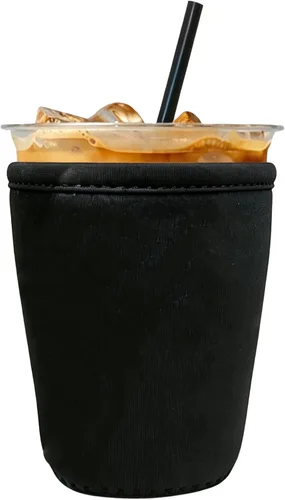 Fundas de neopreno reutilizables aisladas para café helado, fundas para tazas de café helado, fundas para bebidas heladas y calientes