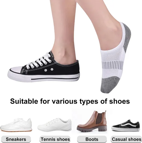 Miniatura 6 de Cozi Foot 6 pares de calcetines invisibles para mujer con cojín deportivo para correr