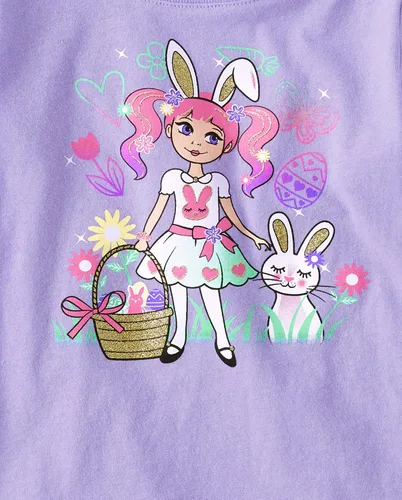 Miniatura 13 de The Children's Place Baby Girls' and Toddler All Holidays,Birthdays Short Sleeve Graphic T-Shirts